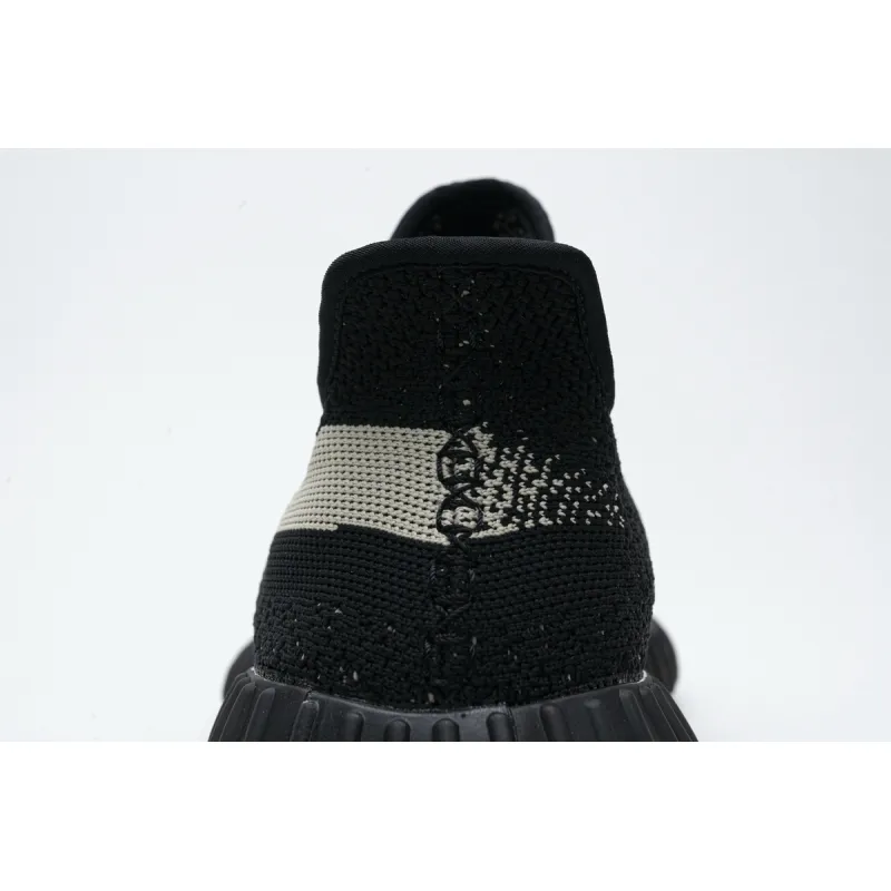(OG)Adidas Fake Yeezy 350 V2 Core BlackWhite Real Boost BY1604