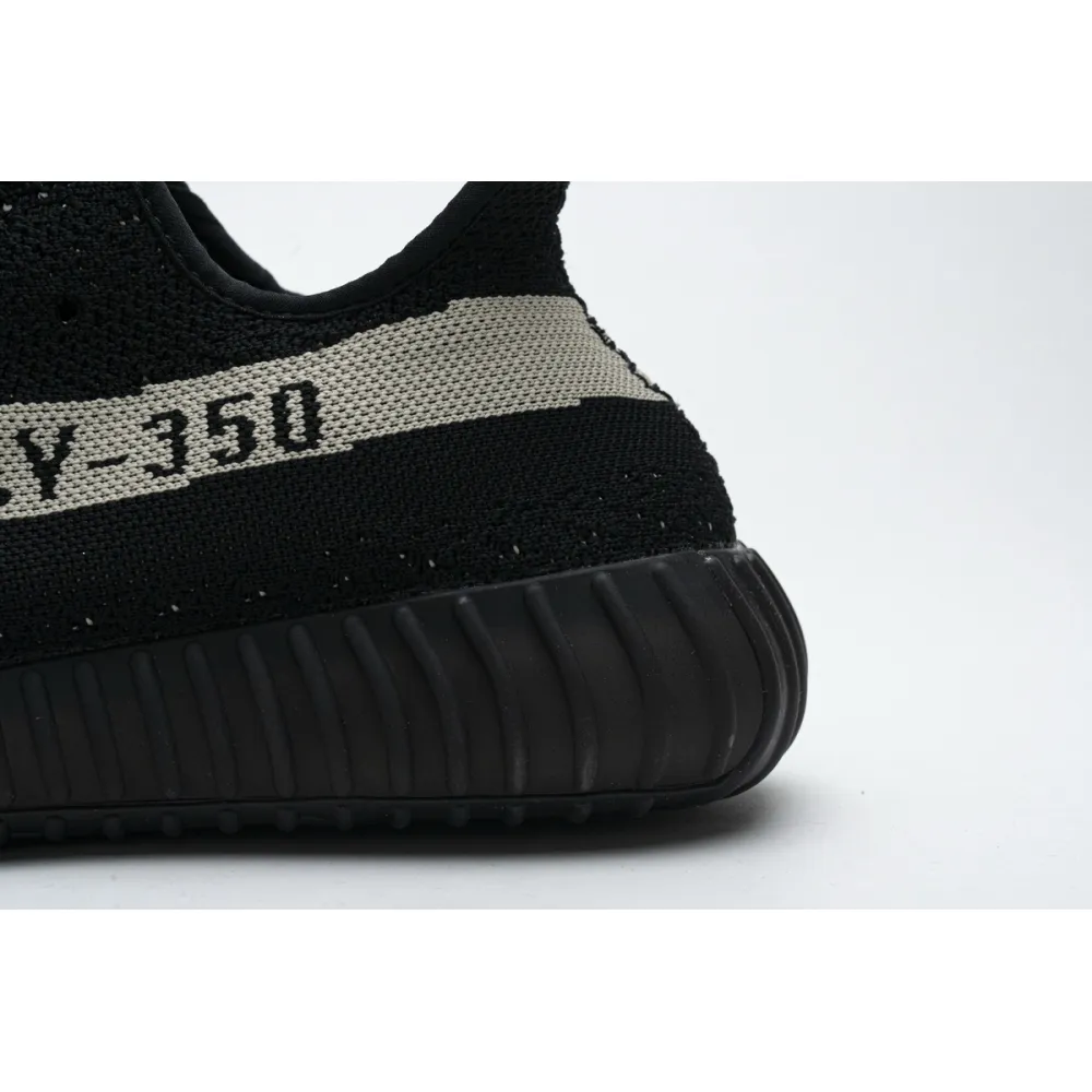 (OG)Adidas Fake Yeezy 350 V2 Core BlackWhite Real Boost BY1604