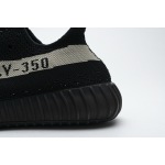 (OG)Adidas Fake Yeezy 350 V2 Core BlackWhite Real Boost BY1604