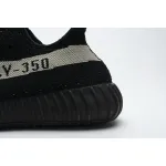 (OG)Adidas Fake Yeezy 350 V2 Core BlackWhite Real Boost BY1604