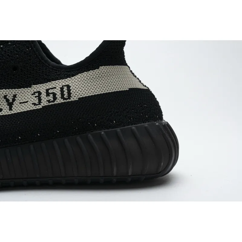 (OG)Adidas Fake Yeezy 350 V2 Core BlackWhite Real Boost BY1604