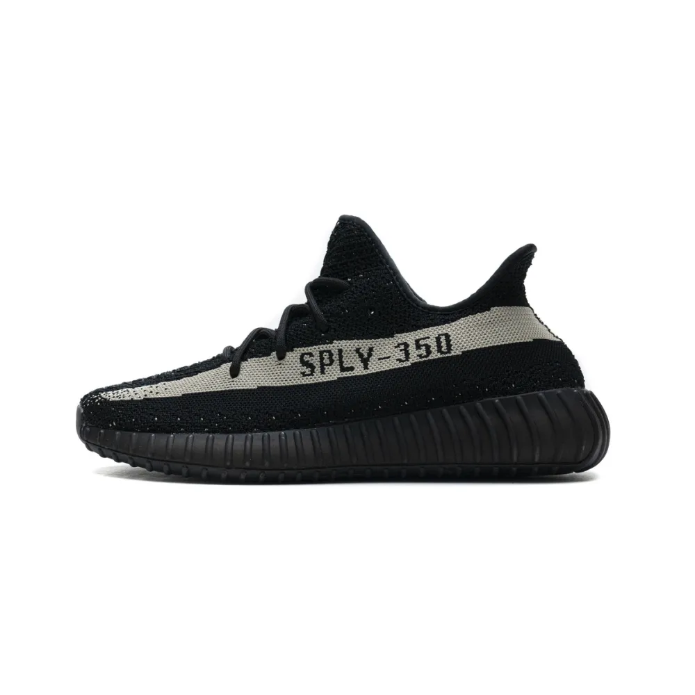 (OG)Adidas Fake Yeezy 350 V2 Core BlackWhite Real Boost BY1604