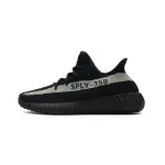 (OG)Adidas Fake Yeezy 350 V2 Core BlackWhite Real Boost BY1604