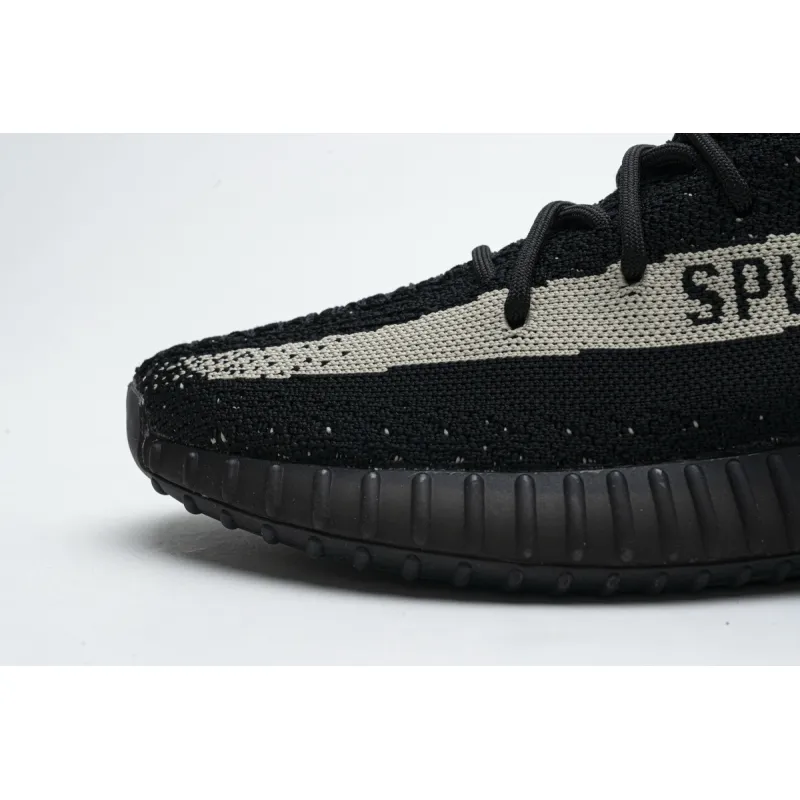 (OG)Adidas Fake Yeezy 350 V2 Core BlackWhite Real Boost BY1604