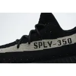 (OG)Adidas Fake Yeezy 350 V2 Core BlackWhite Real Boost BY1604