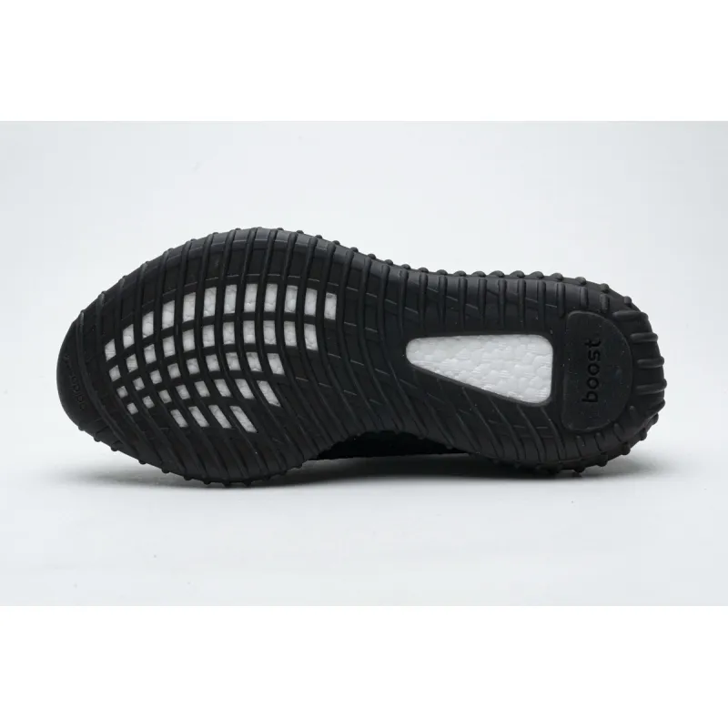 (OG)Adidas Fake Yeezy 350 V2 Core BlackWhite Real Boost BY1604