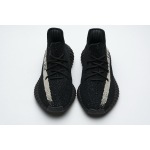 (OG)Adidas Fake Yeezy 350 V2 Core BlackWhite Real Boost BY1604