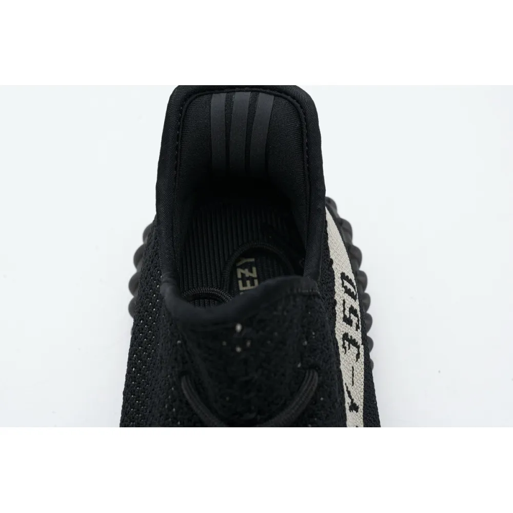 (OG)Adidas Fake Yeezy 350 V2 Core BlackWhite Real Boost BY1604