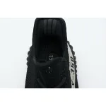 (OG)Adidas Fake Yeezy 350 V2 Core BlackWhite Real Boost BY1604