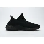 (OG)Adidas Fake Yeezy 350 V2 Core BlackWhite Real Boost BY1604