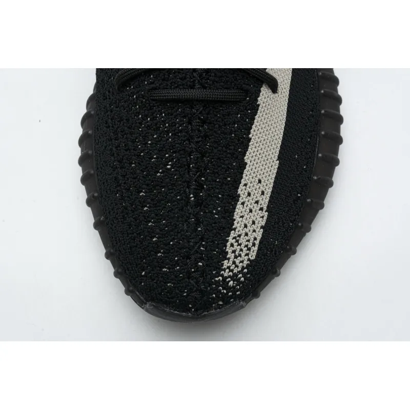 (OG)Adidas Fake Yeezy 350 V2 Core BlackWhite Real Boost BY1604