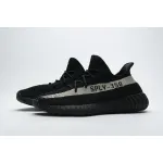 (OG)Adidas Fake Yeezy 350 V2 Core BlackWhite Real Boost BY1604