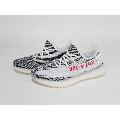 (OG)Fake Yeezy 350 V2 Zebra CP9654 02