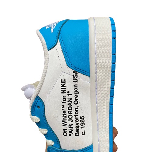 Off White x Air Jordan 1 low “UNC”ZC0790-148