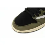 Travis Scott x Air Jordan 1 Low Green Barb CQ4277-200