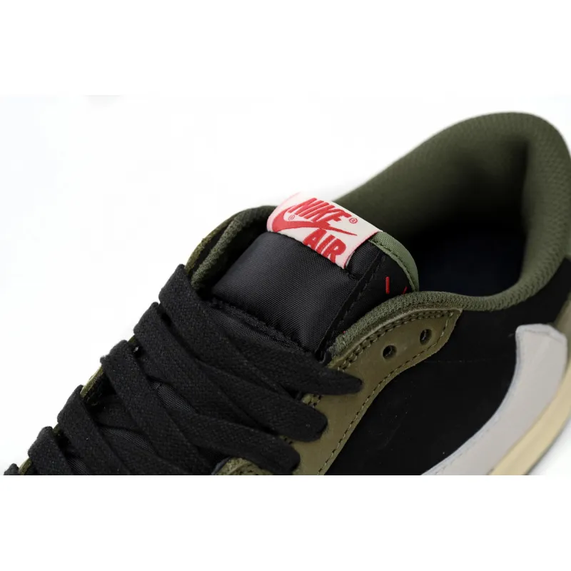 Travis Scott x Air Jordan 1 Low Green Barb CQ4277-200