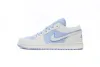 Air Jordan 1 Low Light Blue And White  DV1299-104