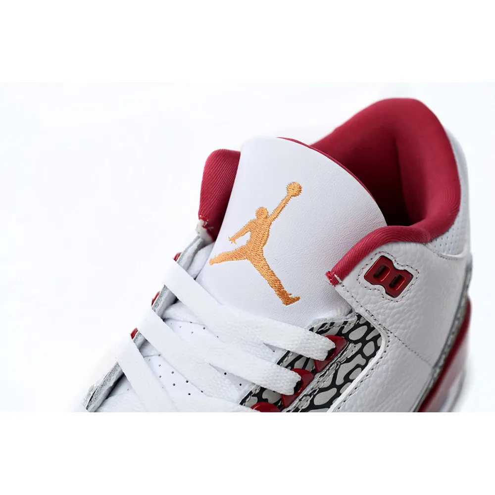 (GET)Air Jordan 3 Retro Cardinal Red  CT8532-126