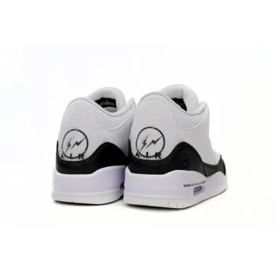 (GET)Fragment Design x Air Jordan 3 Black White DA3595-100 02