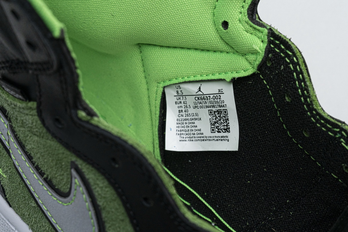 (OG)Air Jordan 1 High Zoom "Rage Green" CK6637-002