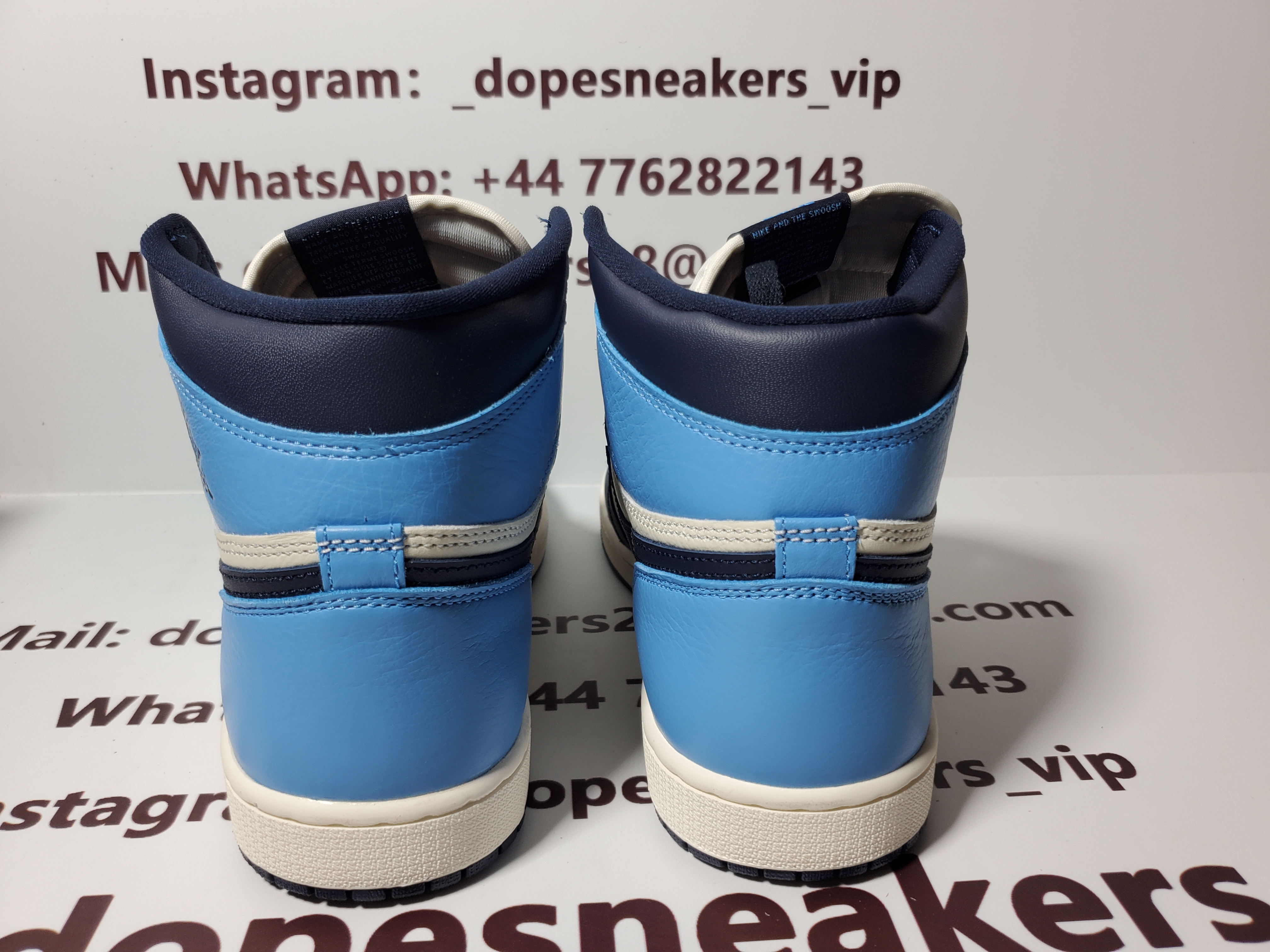 (OG)Air Jordan 1 Retro High Obsidian UNC 555088-140