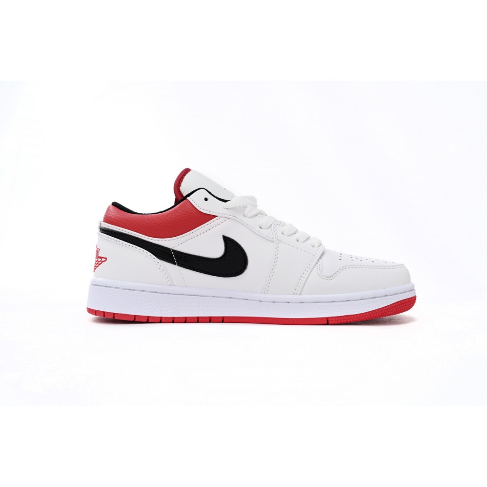 Air Jordan aj1 Low White Red Chicago 553558-118