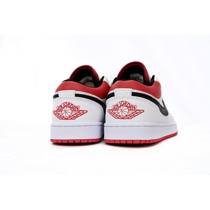 Air Jordan aj1 Low White Red Chicago 553558-118