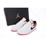Air Jordan aj1 Low White Red Chicago 553558-118