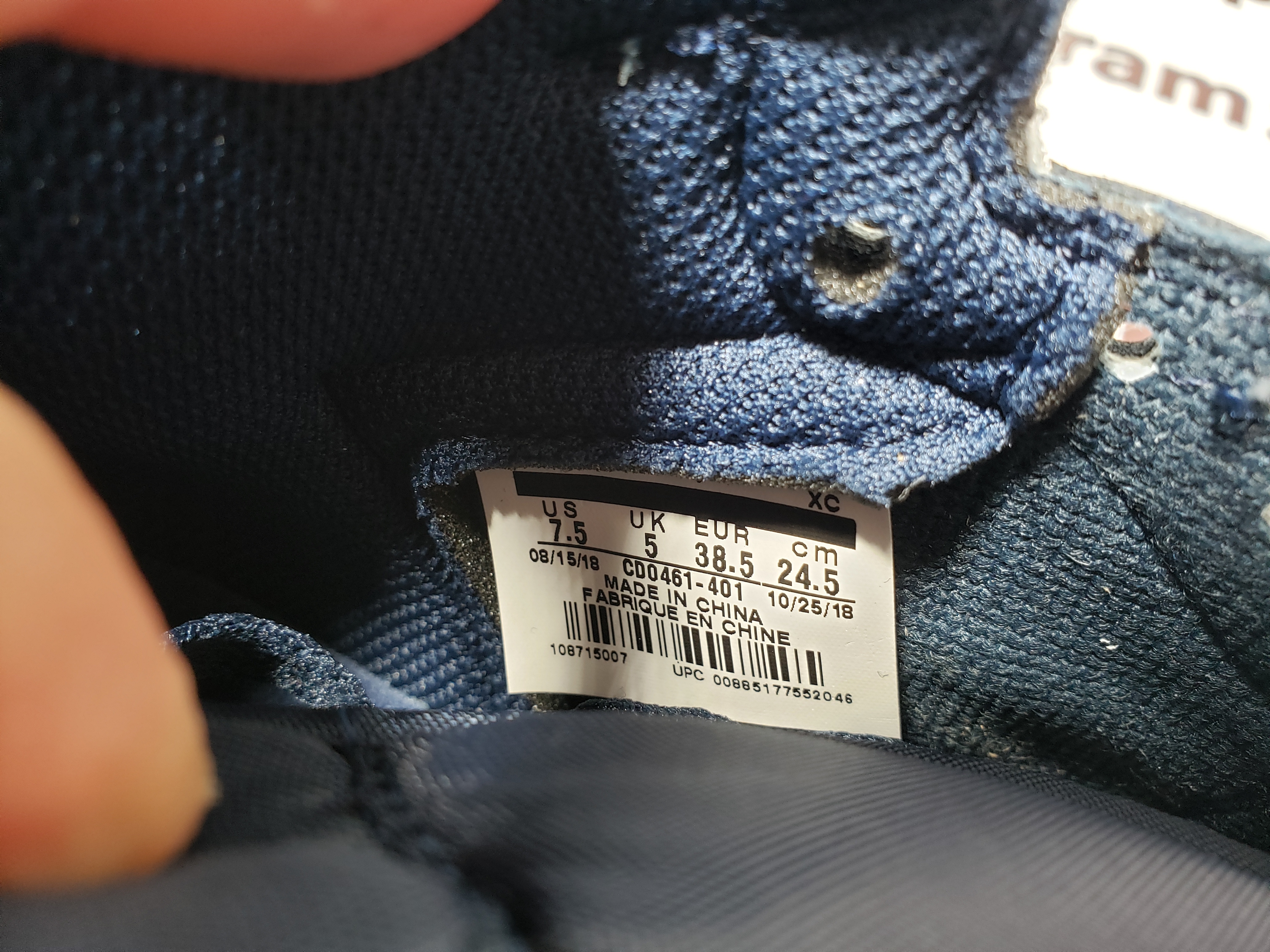 Air Jordan 1 Retro High OG 'UNC Patent' CD0461-401