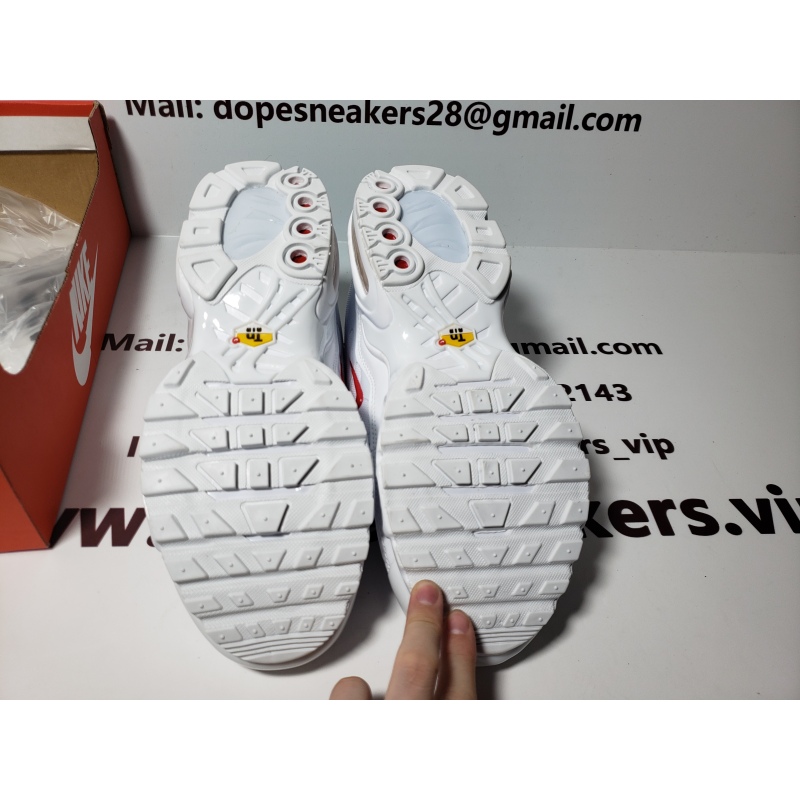 Nike Fake Air Max Plus Supreme White  DA1472-100(TN)