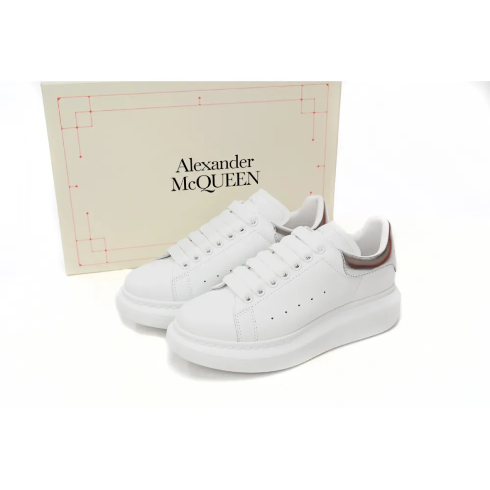 Replica Alexander McQueen Sneaker Silver Tail
