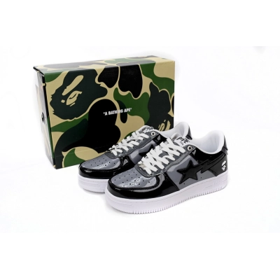Cheap Fake BapeSta Low Black Grey Baolan  1H20 191 046 02