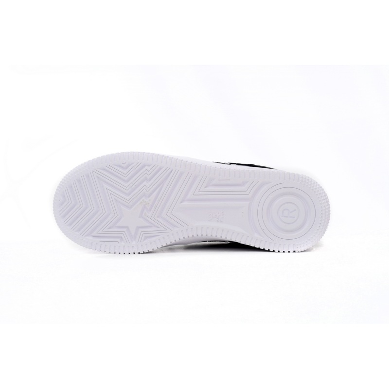 Cheap Fake BapeSta Low Black Grey Baolan  1H20 191 046