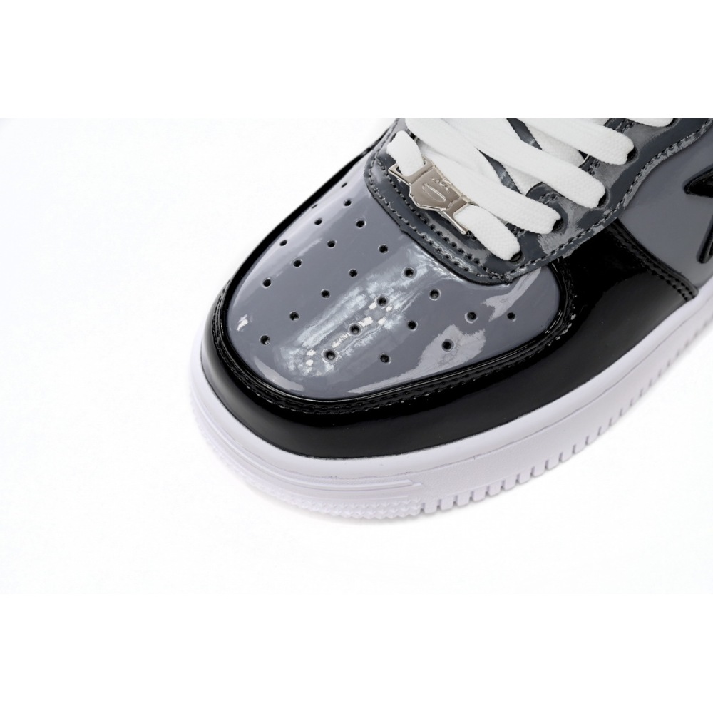 Cheap Fake BapeSta Low Black Grey Baolan  1H20 191 046