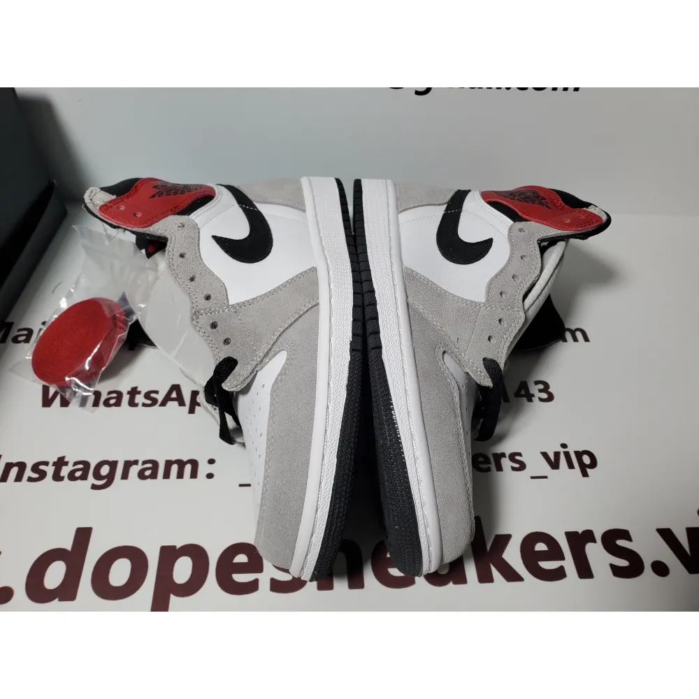 (OG)Air Jordan 1 Retro High Light Smoke Grey 555088-126