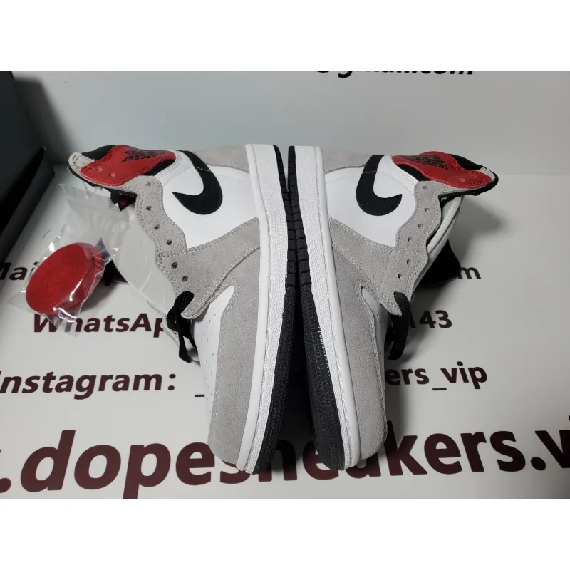 (OG)Air Jordan 1 Retro High Light Smoke Grey 555088-126