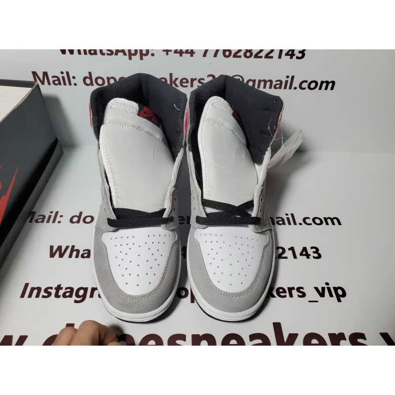 (OG)Air Jordan 1 Retro High Light Smoke Grey 555088-126