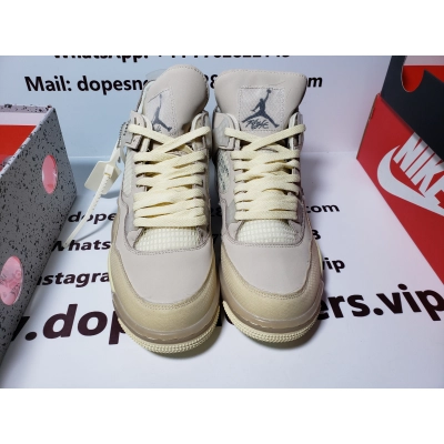 OFF White x Cheap Jordan 4 Reps Sail CV9388-100 02