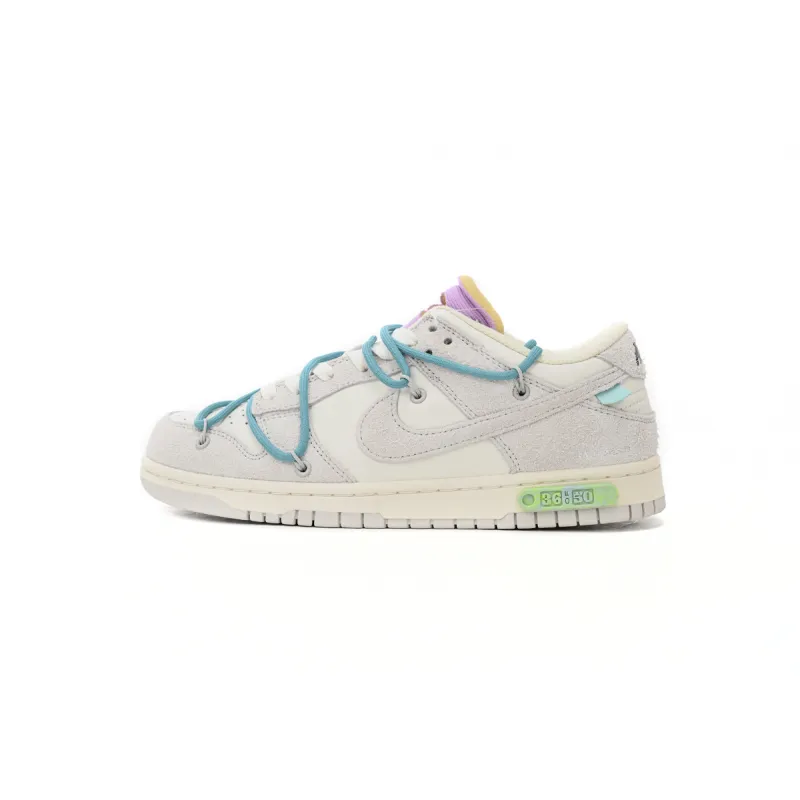 OFF WHITE x Nike Dunk SB Low The 50 NO.36 DJ0950-107