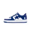 A Bathing Ape Bape StaPatent Leather White Blue (2023)(BapeSta)