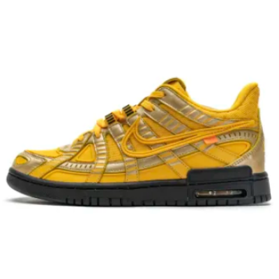 Nike Air Rubber Dunk Off-White University Gold  CU6015-700 01