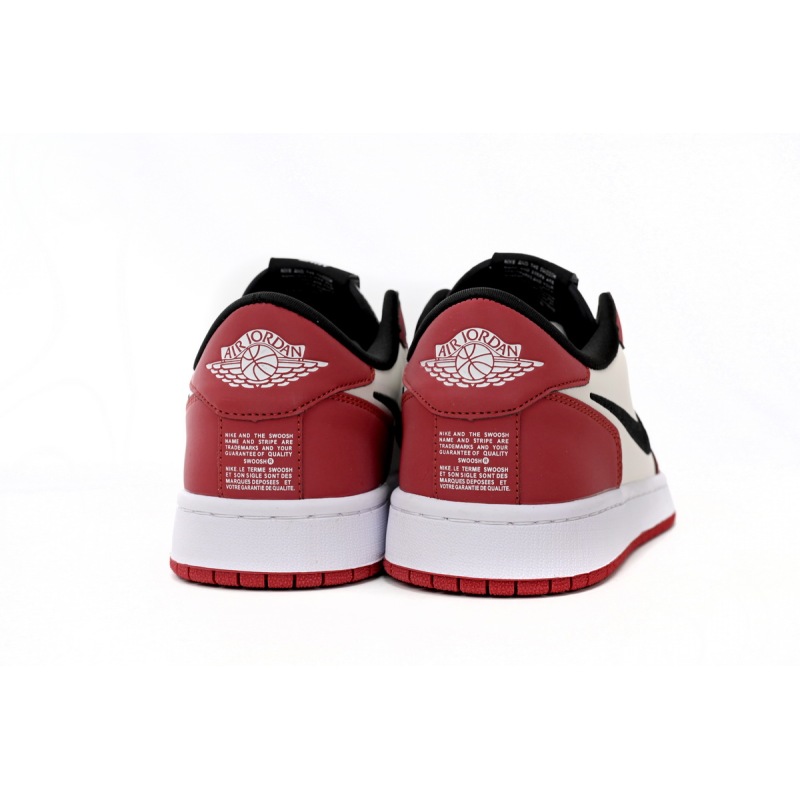  Air Jordan 1 Low Slip WMNS NRG White Red BQ8462-601 