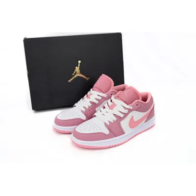 Air Jordan 1 Low Pink White 553560-616 02