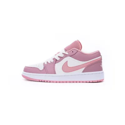 Air Jordan 1 Low Pink White 553560-616 01
