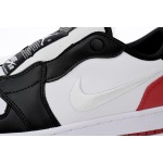 Air Jordan 1 Low Slip WMNS Black White Red AV3918-102