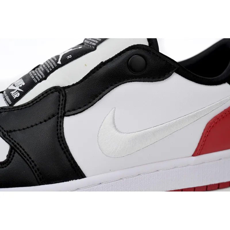 Air Jordan 1 Low Slip WMNS Black White Red AV3918-102