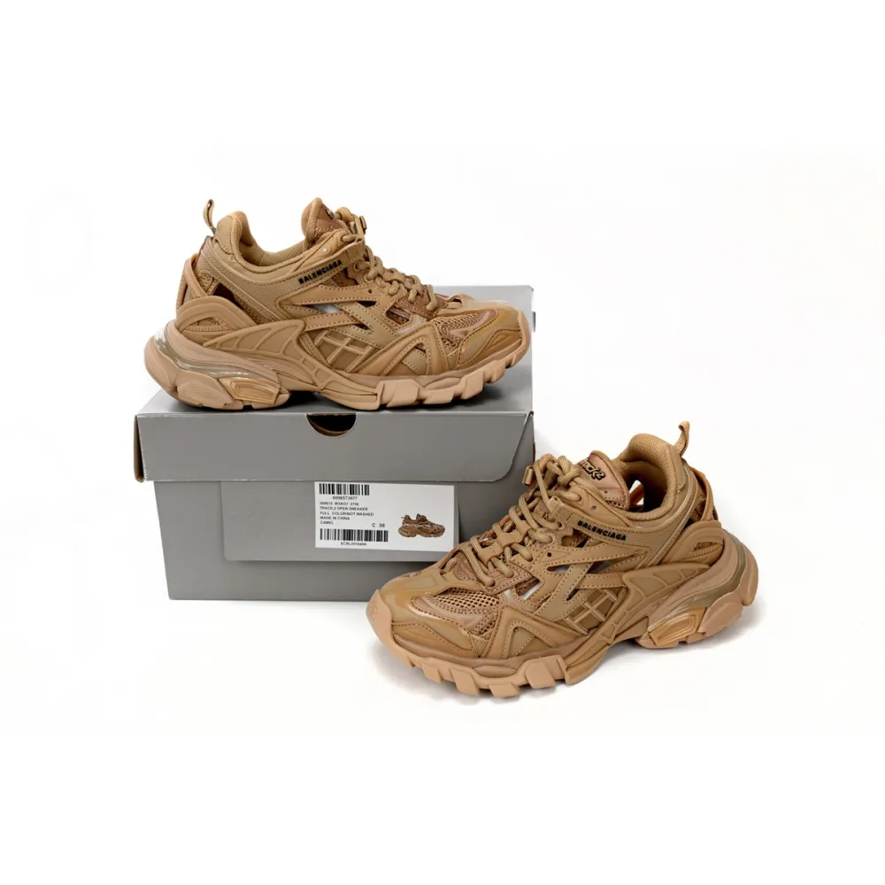 Balenciaga Track 2 Sneaker Military Brown 568615 W3AG1 2706