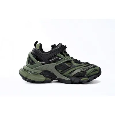 Balenciaga Track 2 Sneaker Military Black 568614 W3AE1 2311 02