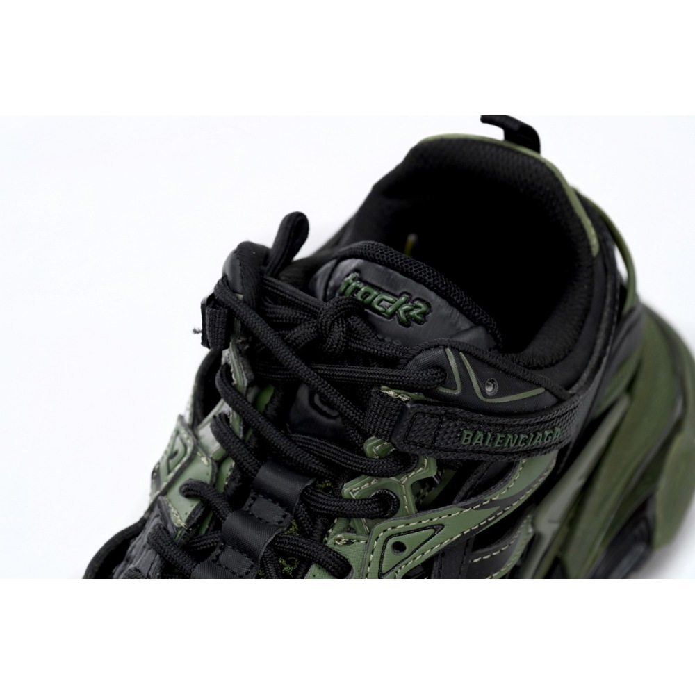 Balenciaga Track 2 Sneaker Military Black 568614 W3AE1 2311