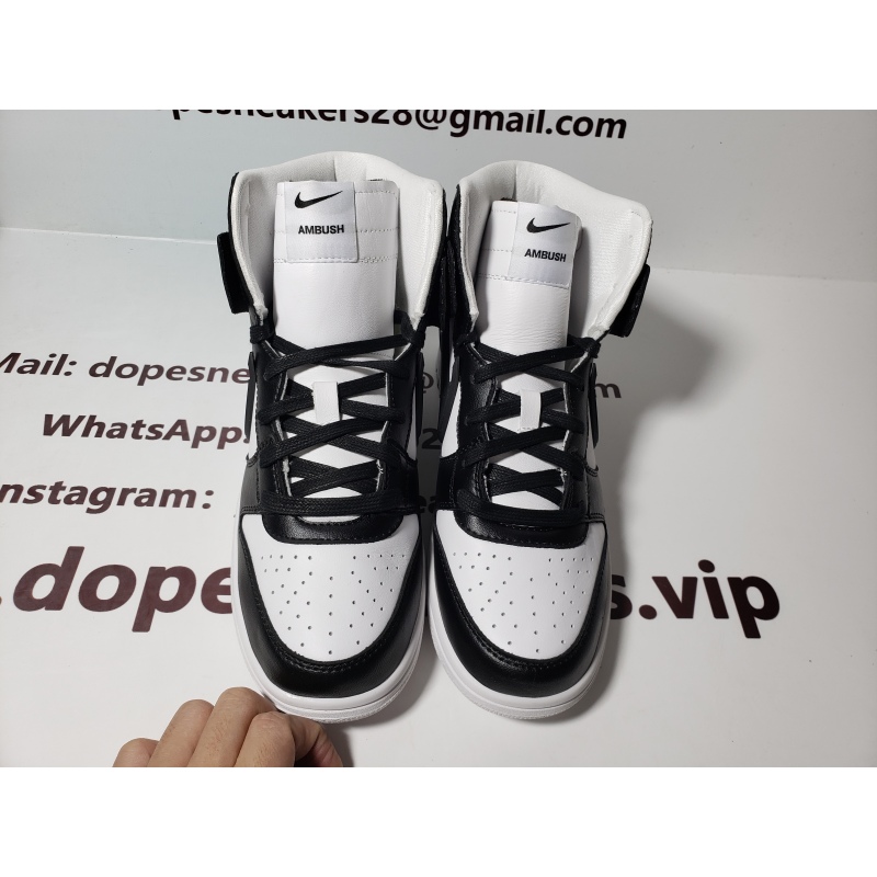 AMBUSH X Dunk High 'Black' CU7544-001